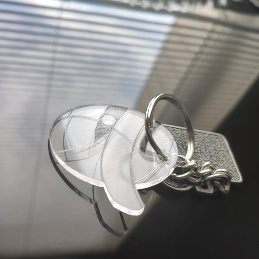 Keychain Acrylic Halloween Theme Paint-Free