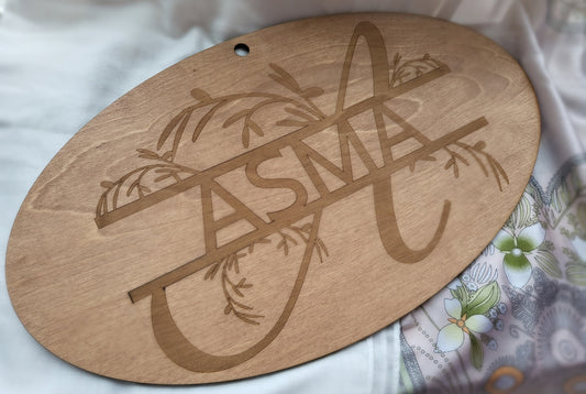 Personalized Wooden Monograms Wall Décor