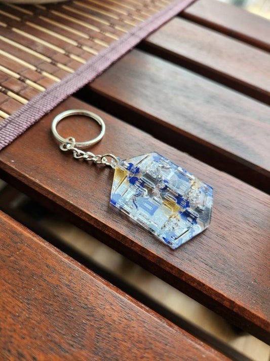 Ramadan cubic keychain, Lantern design keychain for ramadan, key tag, gift keychain, eid celebration